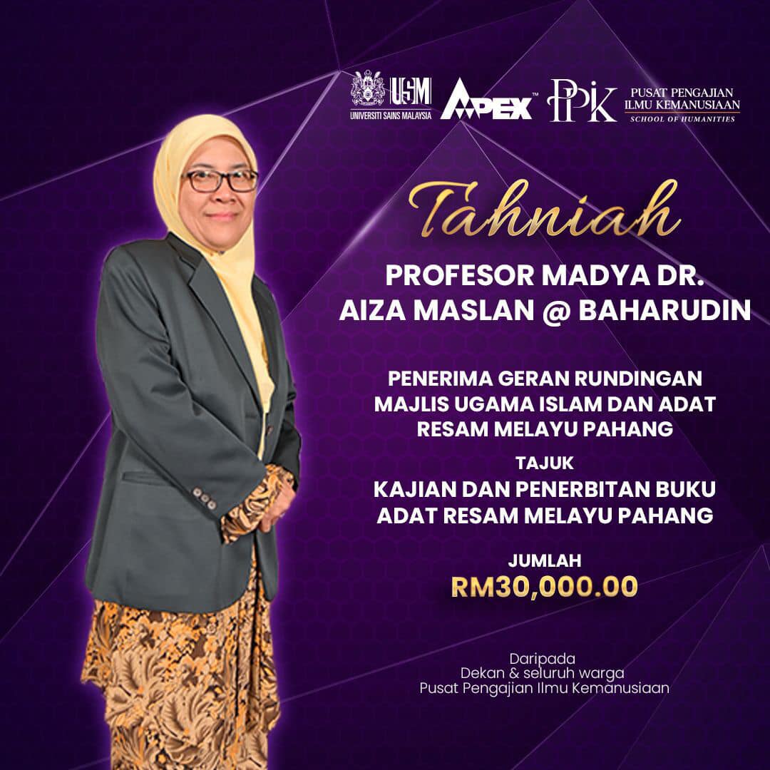 Tahniah PM Dr. Aiza Maslan