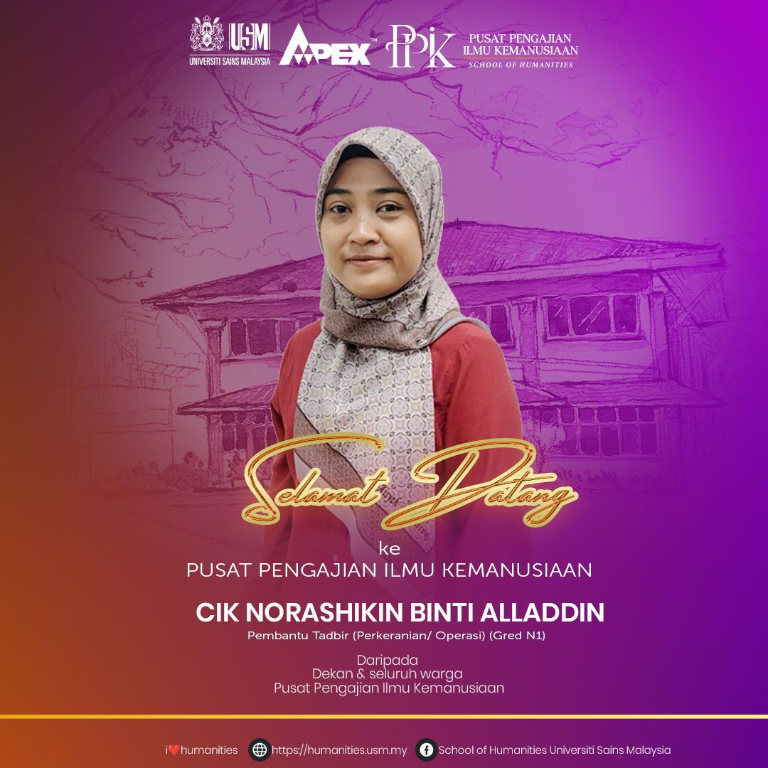 SELAMAT DATANG CIK NORASHIKIN ALLADDIN